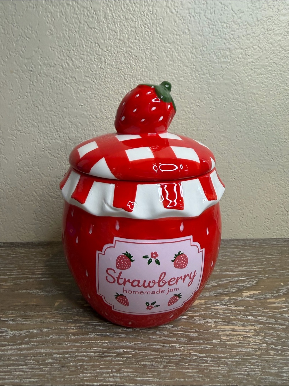 New Target Bullseye Strawberry Jam Jar